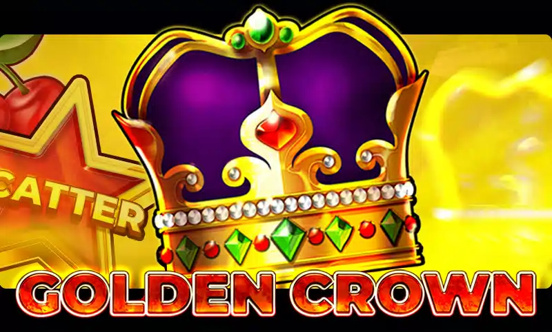 Corona Wild de Golden Crown Extreme junto al símbolo Scatter dentro del catálogo de casino de 1xBet